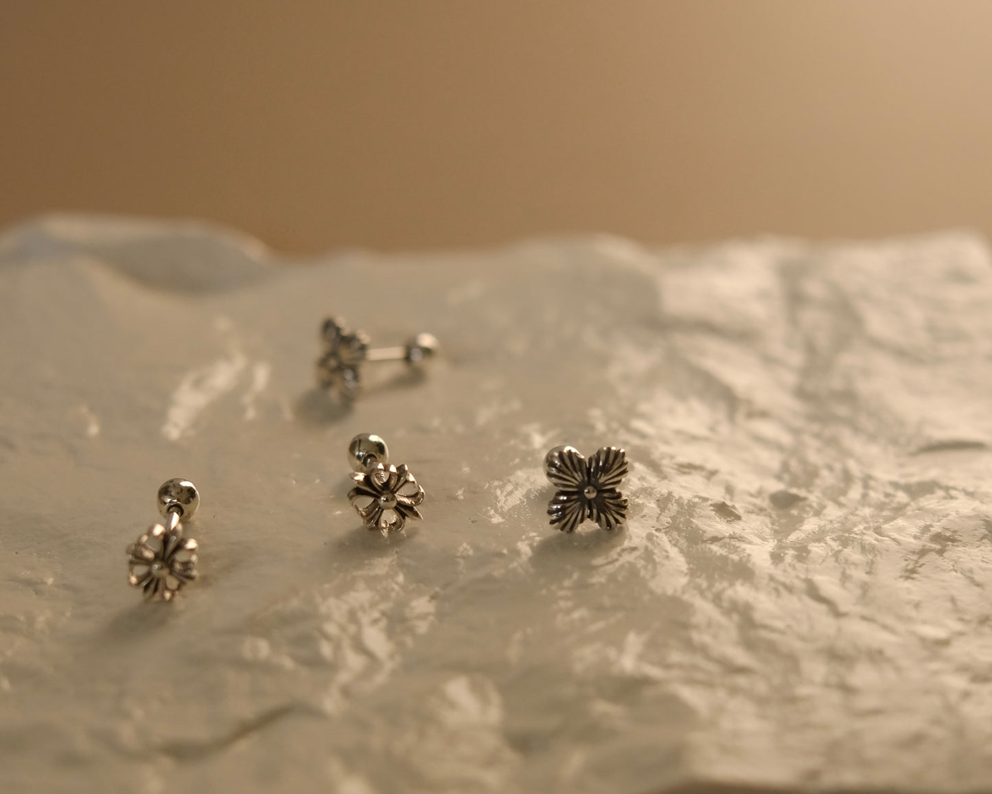 Black Luck Single Piercing Earring