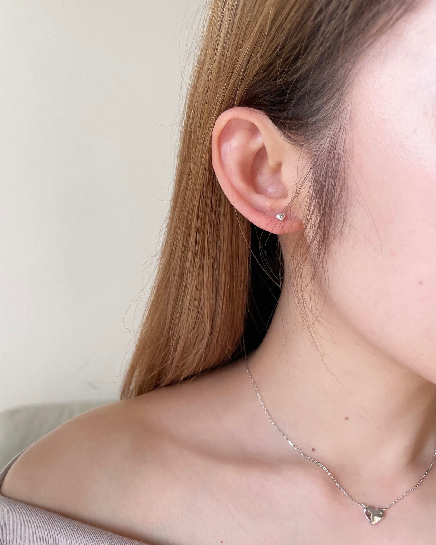 Two-way Heart Earrings