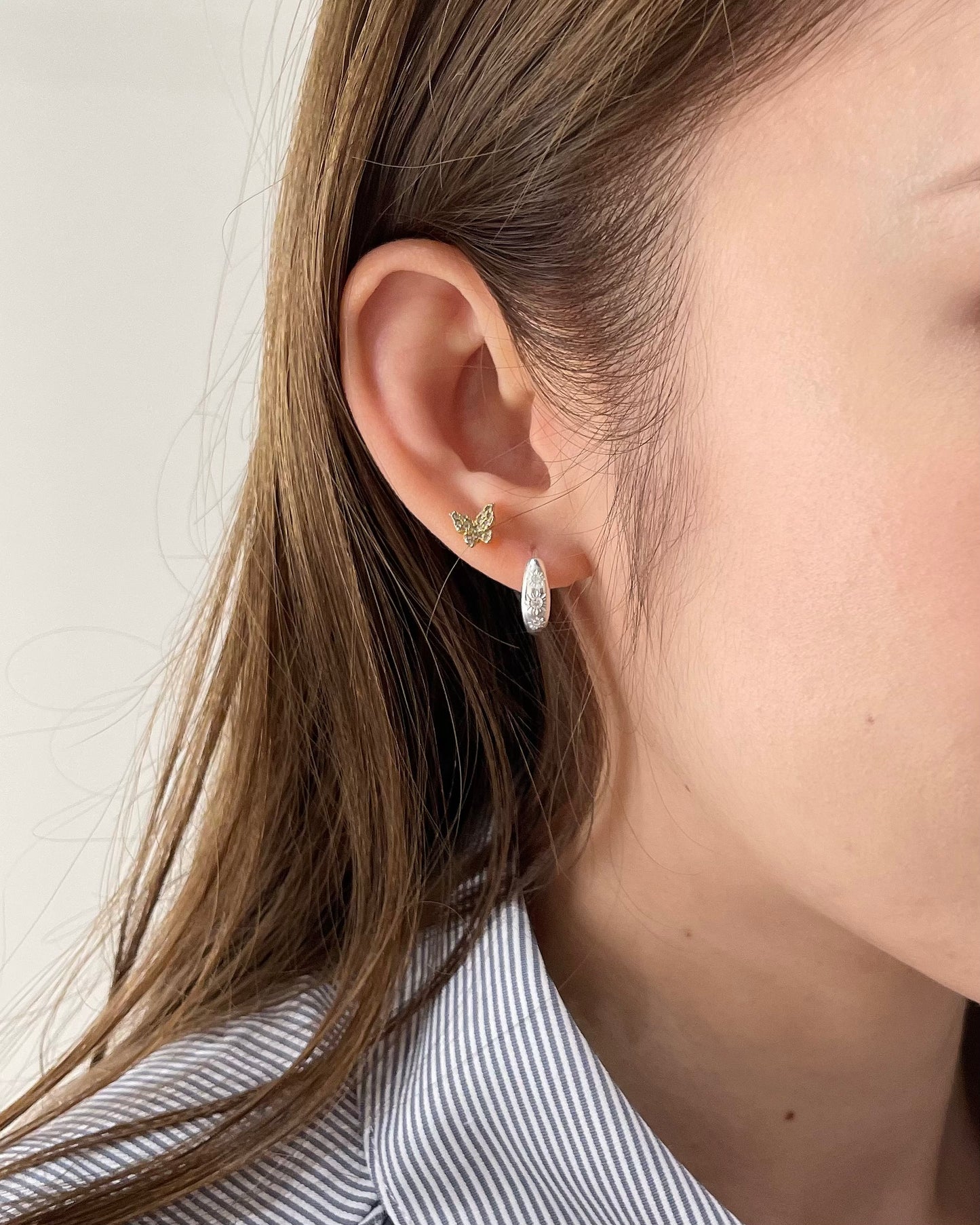 Butterfly Single Piercing Earring