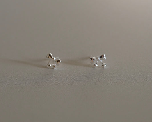 Cherry Bow Earrings