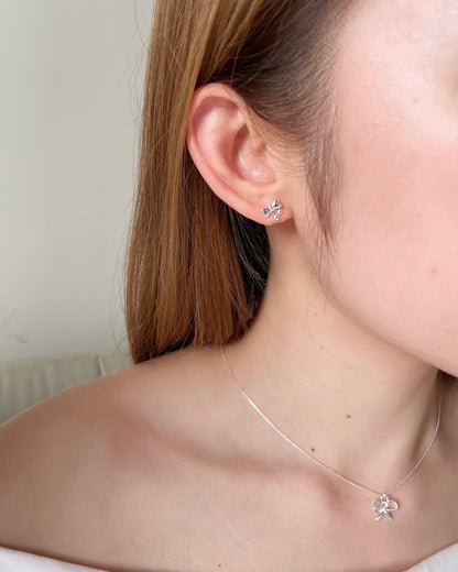 Cherry Bow Earrings