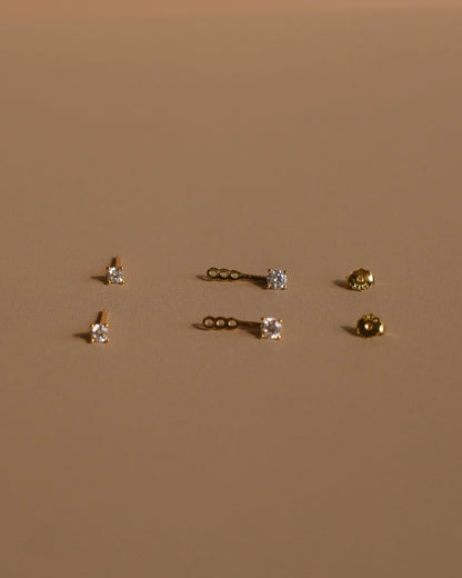 Two-way Sparkle Earrings