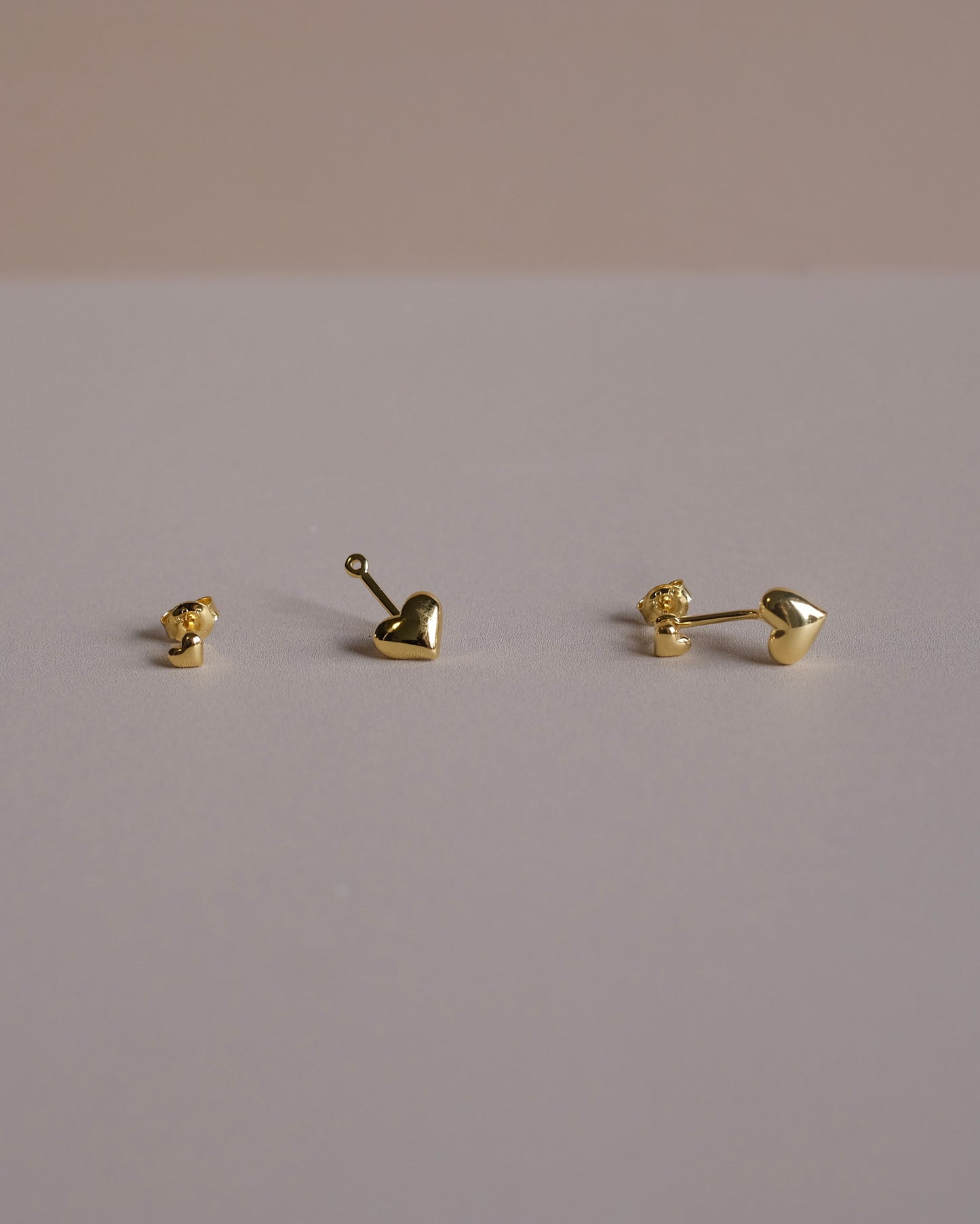 Two-way Heart Earrings