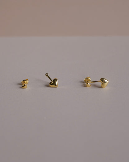 Two-way Heart Earrings