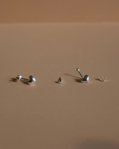 Two-way Heart Earrings