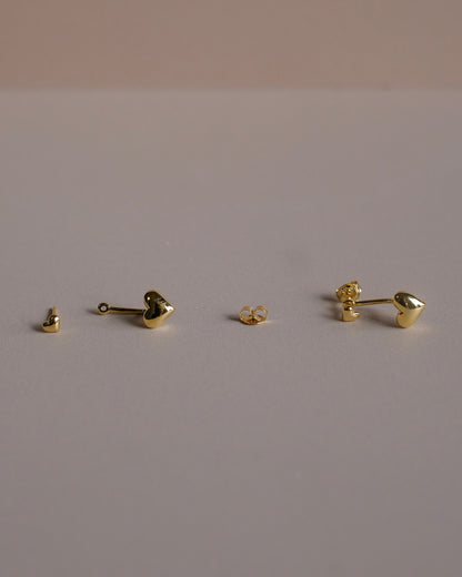Two-way Heart Earrings
