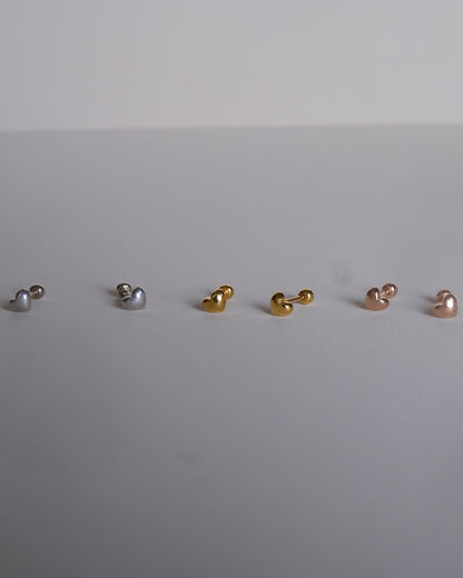 Little Heart Single Piercing Earring