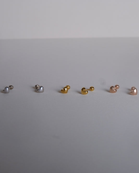 Little Heart Single Piercing Earring