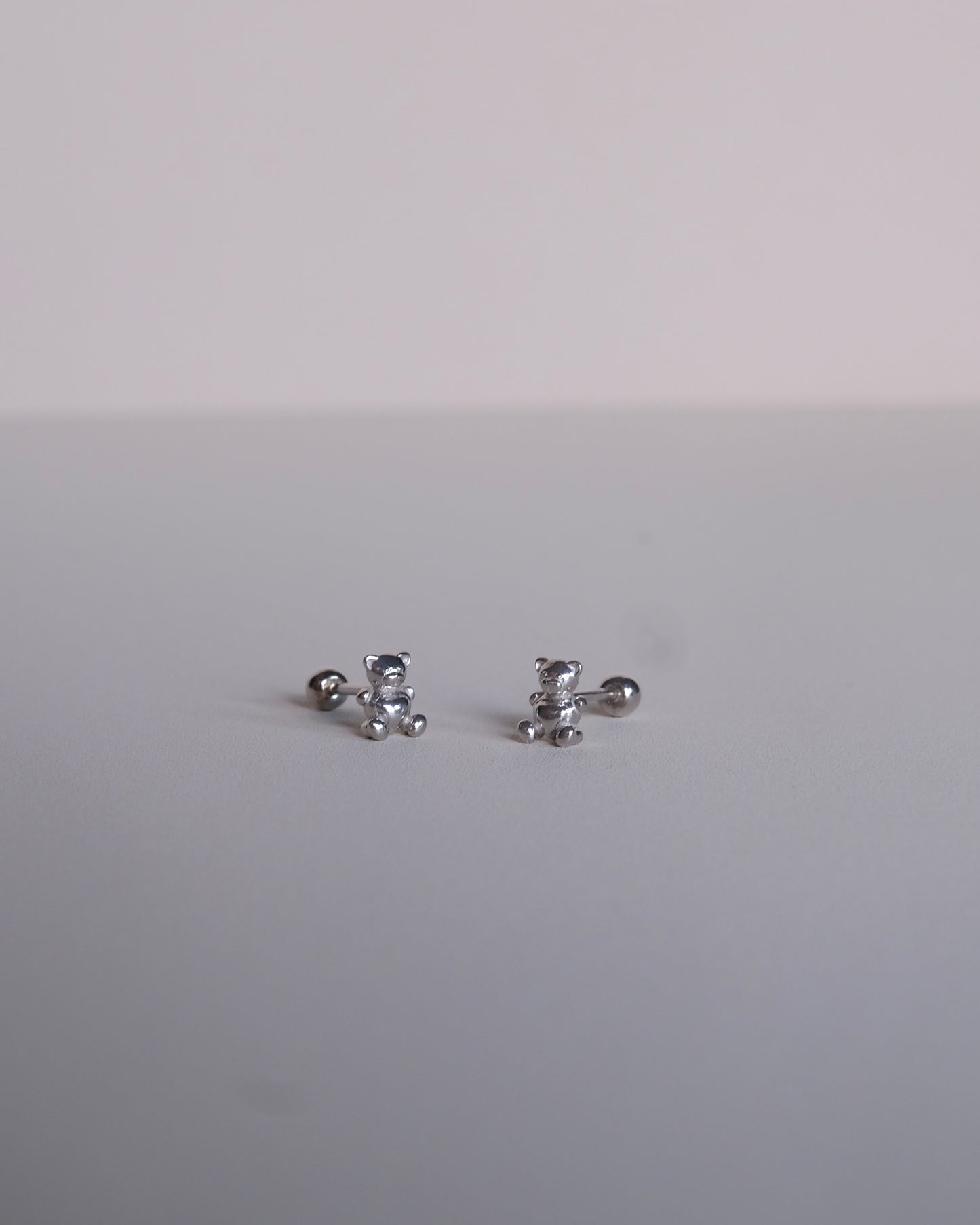 Teddy Bear Single Piercing Earring