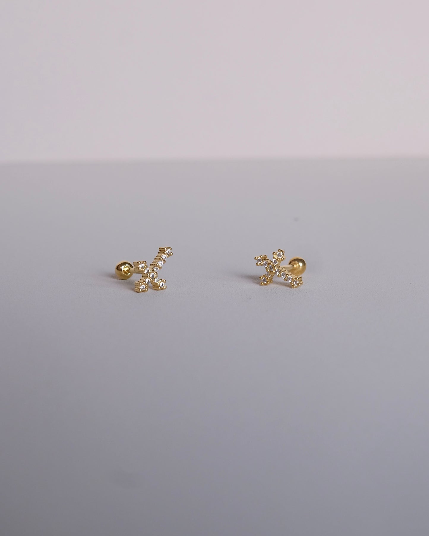 Cross Single Piercing Earring