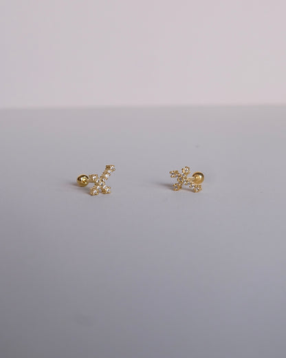 Cross Single Piercing Earring