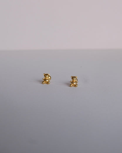 Teddy Bear Single Piercing Earring