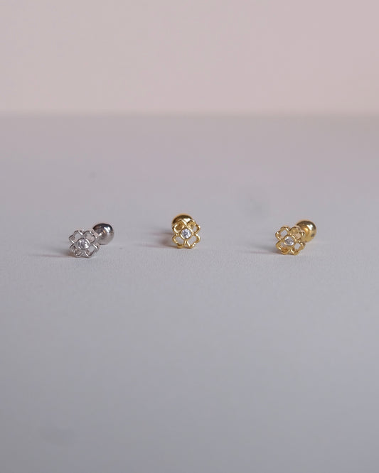 Lovey Clover Single Piercing Earring