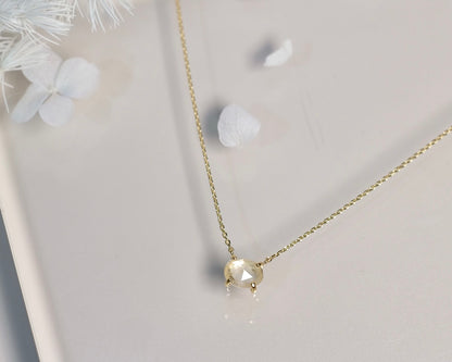 Lucius Gemstone Necklace - Clear Quartz