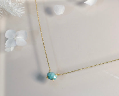 Lucius Gemstone Necklace - Amazonite